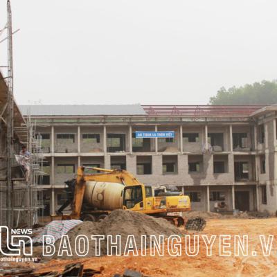 Đẩy nhanh tiến độ thi công trường THPT Tức Tranh